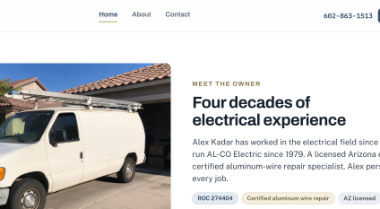 AL-CO Electric website