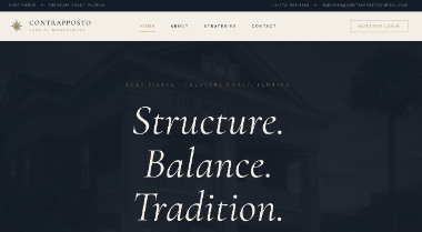 Contrapposto Capital Management website