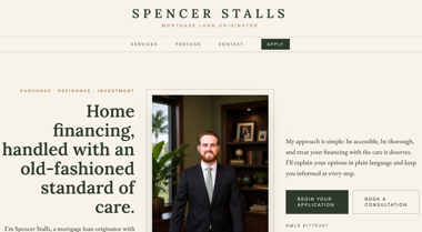 Spencer Stalls website
